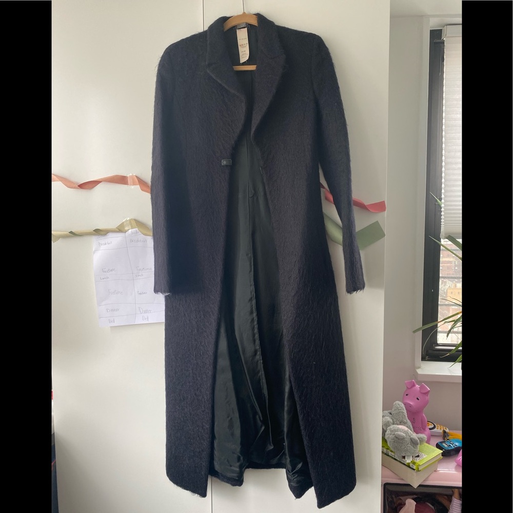Vintage rare Gianni Versace Couture fitted wool coat
